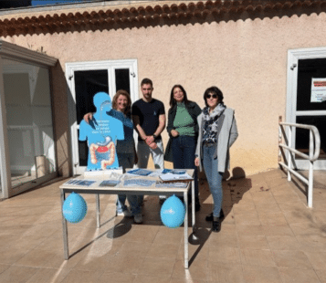 Stand sensibilisation Dépistage Cancer Colorectal